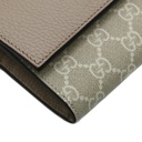 Gucci GG Marmont Leather Continental Wallet Beige 456116