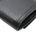 Gucci Web Ophidia Continental Black Leather Wallet 719886