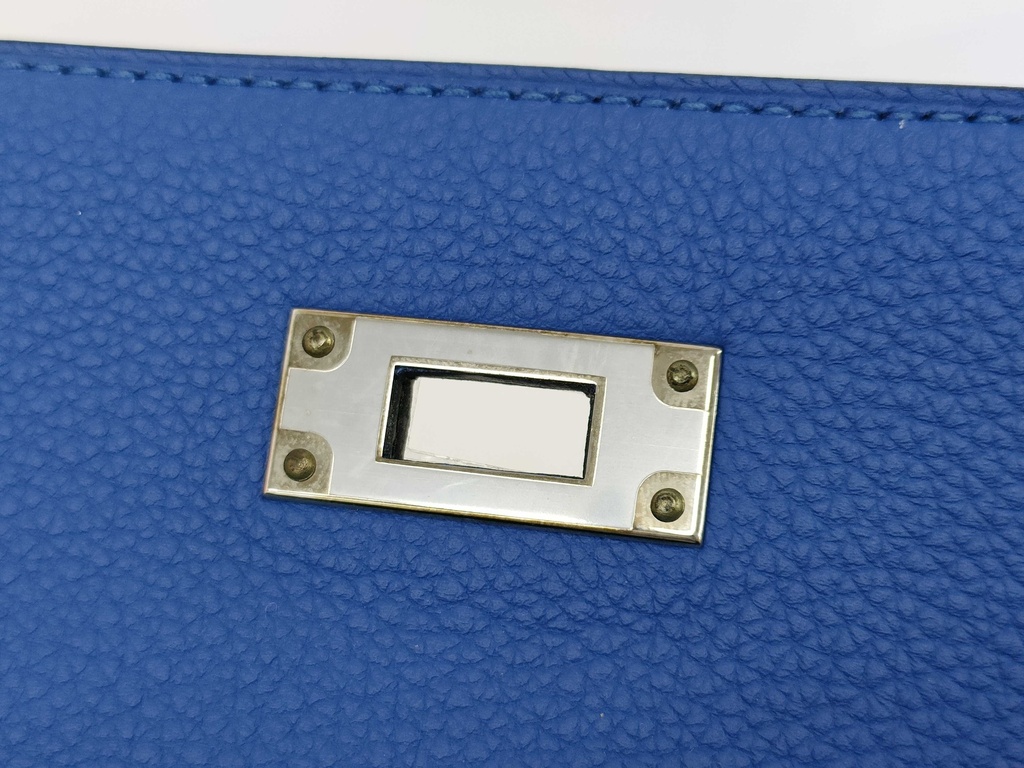 Hermes Kelly 28 Blue Bag