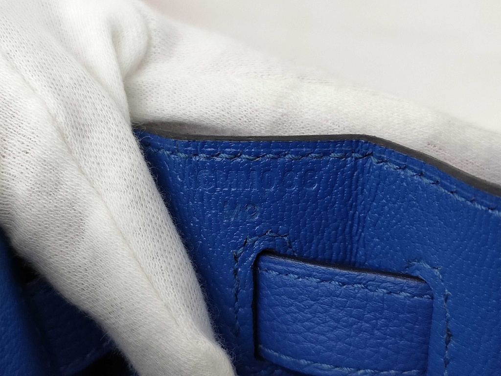 Hermes Kelly 28 Blue Bag