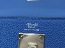Hermes Kelly 28 Blue Bag