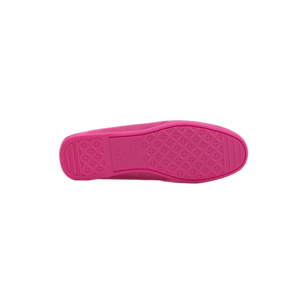 Christian Dior Miss Dior Street Moccasin Pink Suede Size 37