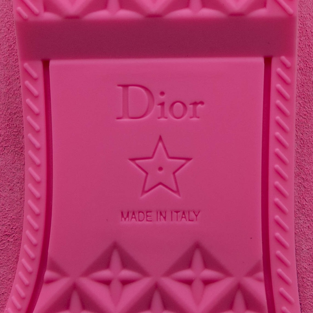 Christian Dior Miss Dior Street Moccasin Pink Suede Size 37