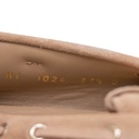 Christian Dior Miss Dior Street Moccasin Nude Suede Size 37 1/2
