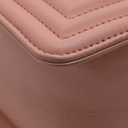 Chanel Calfskin Chevron Quilted Medium Boy Flap Camel