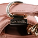 Chanel Calfskin Chevron Quilted Medium Boy Flap Camel