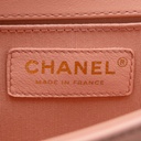 Chanel Calfskin Chevron Quilted Medium Boy Flap Camel