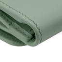 Prada Leather Triangle Tri-Fold Wallet Light Green