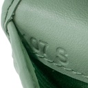 Prada Leather Triangle Tri-Fold Wallet Light Green