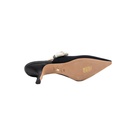 Christian Dior J'Adior Slingback Pump Black Technical Fabric In Size 38 1/2