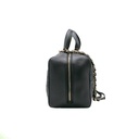 Chanel Quilted Lamskin Medium CC Chain Zip Bowling Bag