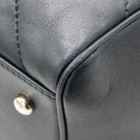 Chanel Quilted Lamskin Medium CC Chain Zip Bowling Bag