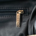 Chanel Quilted Lamskin Medium CC Chain Zip Bowling Bag