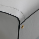 Gucci Diana Medium Top Handle Bag In White Leather