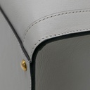 Gucci Diana Medium Top Handle Bag In White Leather