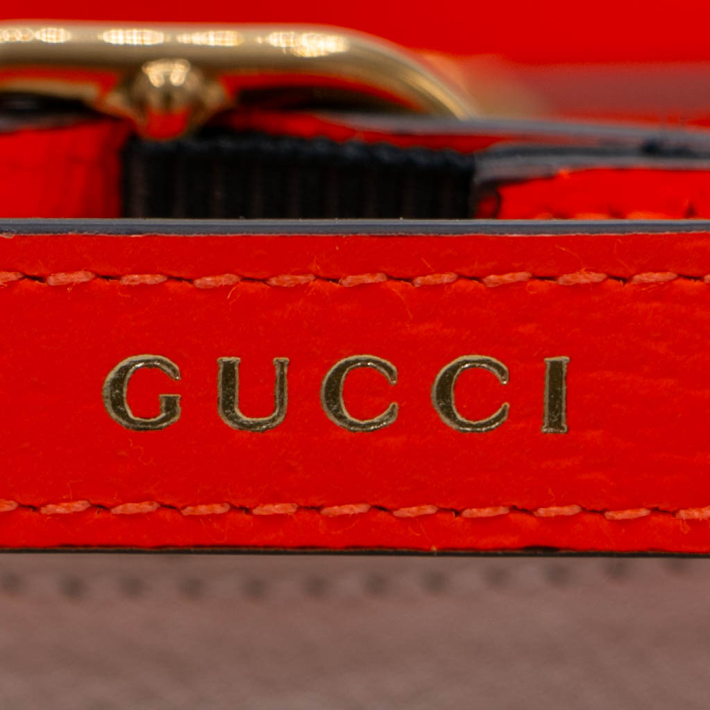 Gucci Diana Medium Top Handle Bag In White Leather