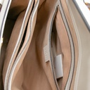Gucci Diana Medium Top Handle Bag In White Leather