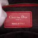 Christian Dior My Lady Dior Cannage Leather Small Handbag Red