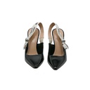 Christian Dior J'Adior Slingback Pump Black Patent Calfskin In Size 37