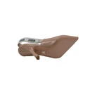 Christian Dior J'Adior Slingback Pump Nude Patent Calfskin In Size 36