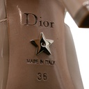Christian Dior J'Adior Slingback Pump Nude Patent Calfskin In Size 36