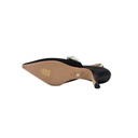 Christian Dior J'Adior Slingback Pump Black Technical Fabric In Size 37