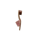 Christian Dior Dway Heeled Slide Natural Raffia and Pink Embroidered Cotton In Size 38