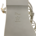 Christian Dior Leather Sandal White In Size 38
