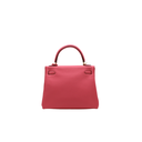 Hermes Kelly 25 Swift Leather Rose Azalee Year 2019 Full Set