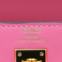 Hermes Kelly 25 Swift Leather Rose Azalee Year 2019 Full Set
