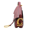 Christian Dior Grained Calfskin Medium Dior Saddle Shoulder Bag Red