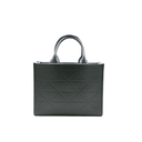 Prada Small Symbole Black Leather Tote Bag