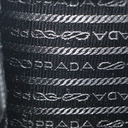 Prada Small Symbole Black Leather Tote Bag