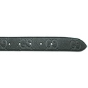 Gucci GG Rubber-Effect Leather Belt 761567 In Size 90 36