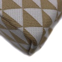 Prada Beige/chalk White Small Prada Symbole Embroidered Fabric Handbag