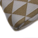 Prada Beige/chalk White Small Prada Symbole Embroidered Fabric Handbag