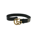 Gucci Re-Edition Wide Leather Belt 400593 Size 70 28
