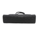 Prada Symbole Large Embroidered Fabric Bag in Black