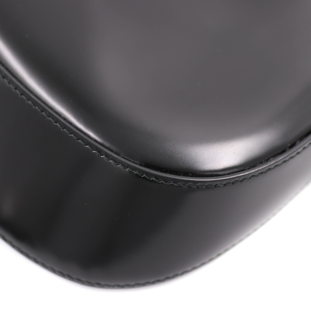 Prada Cleo Black Patent Leather Shoulder Bag