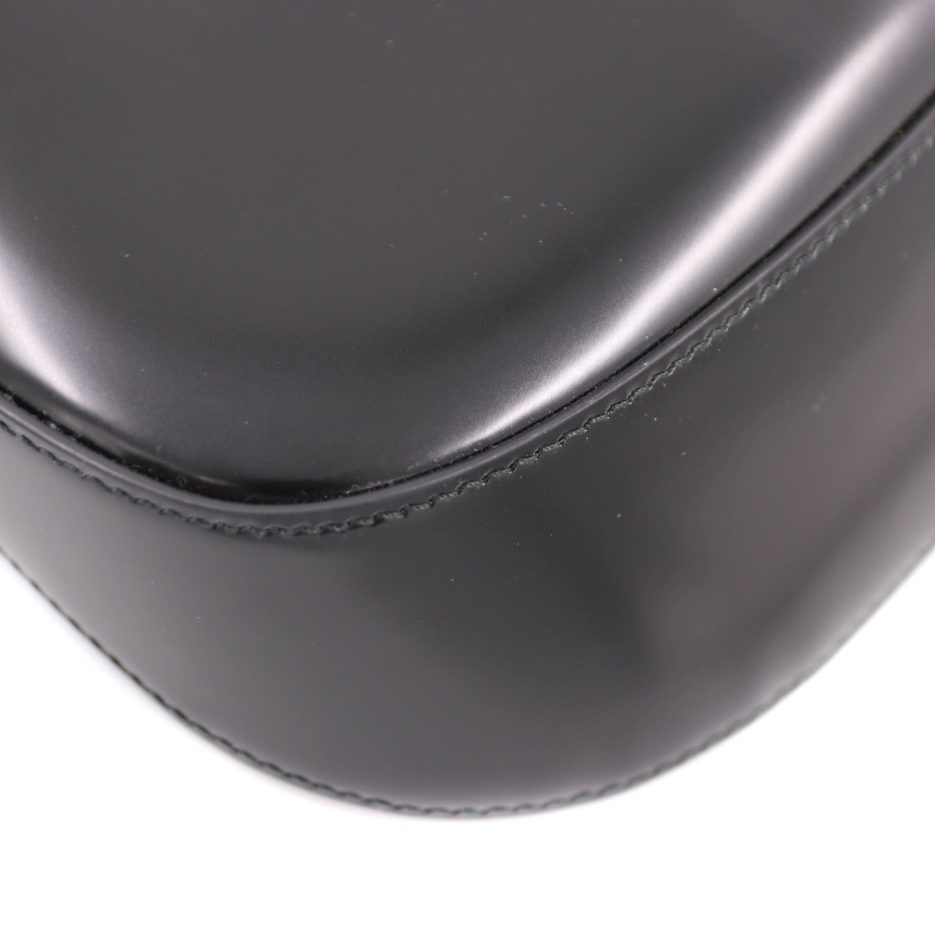 Prada Cleo Black Patent Leather Shoulder Bag