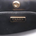 Prada Cleo Black Patent Leather Shoulder Bag