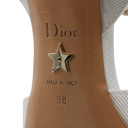 Christian Dior Adiorable Heeled Sandal White Size 38