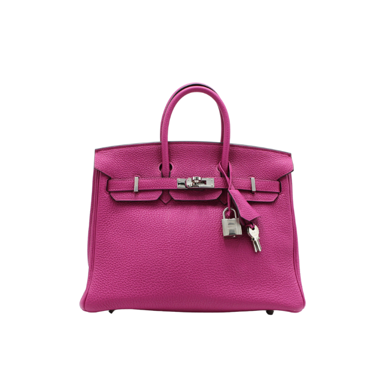 Hermes Birkin 25 Togo Purple Year 2020 Full Set