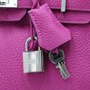 Hermes Birkin 25 Togo Purple Year 2020 Full Set
