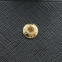 Prada Saffiano And Smooth Leather Card Holder Black