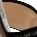 Christian Dior Dway Heeled Slide Cotton and White Multicolor Toile de Jouy Papillon Motit Size 38