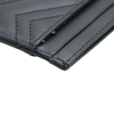Gucci GG Matelasse Chevron Marmont Card Case Black 443127