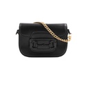 Gucci Mini Horsebit Shoulder Bag Black Leather 726863