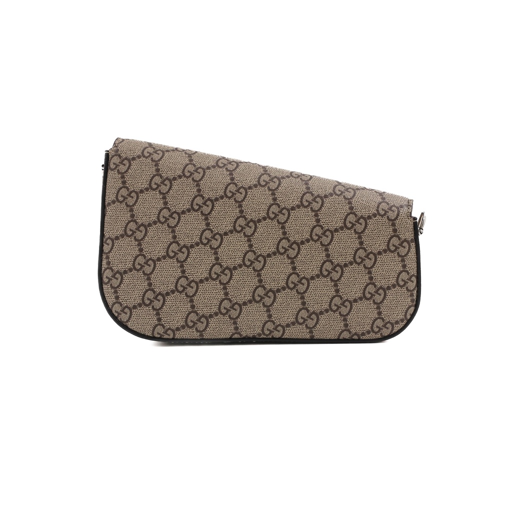 Gucci Horsebit 1955 Asymmetrical Mini Shoulder Bag Beige 774209