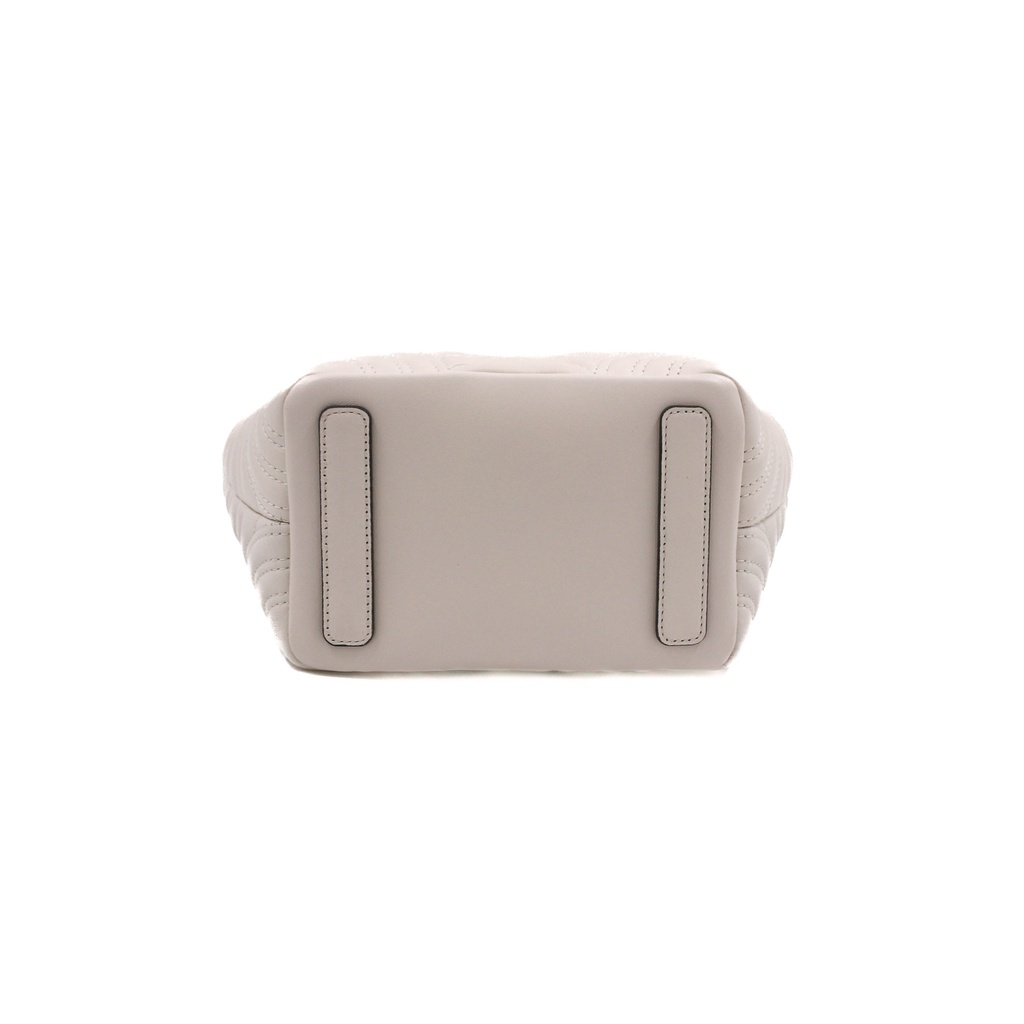 Gucci Betty Mini Tote Bag In White Leather 847386